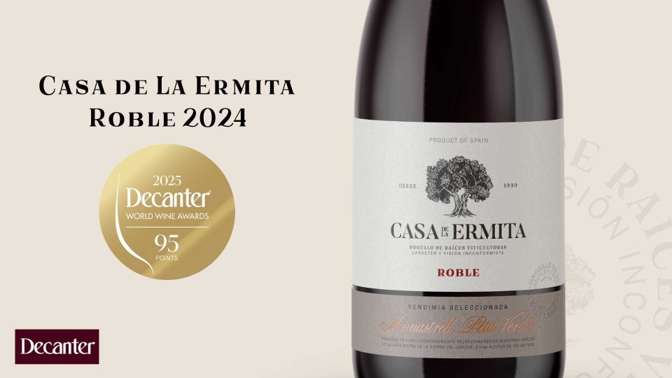 Casa de la Ermita Roble 2024 obtiene 95 puntos en Decanter